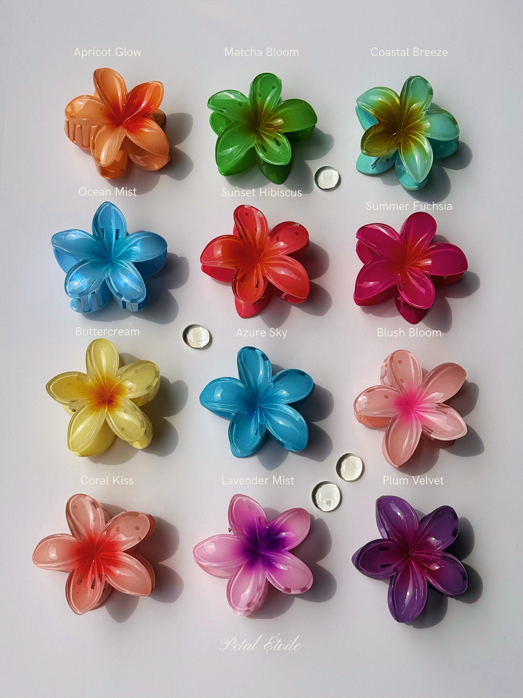 Été Fleur Clips