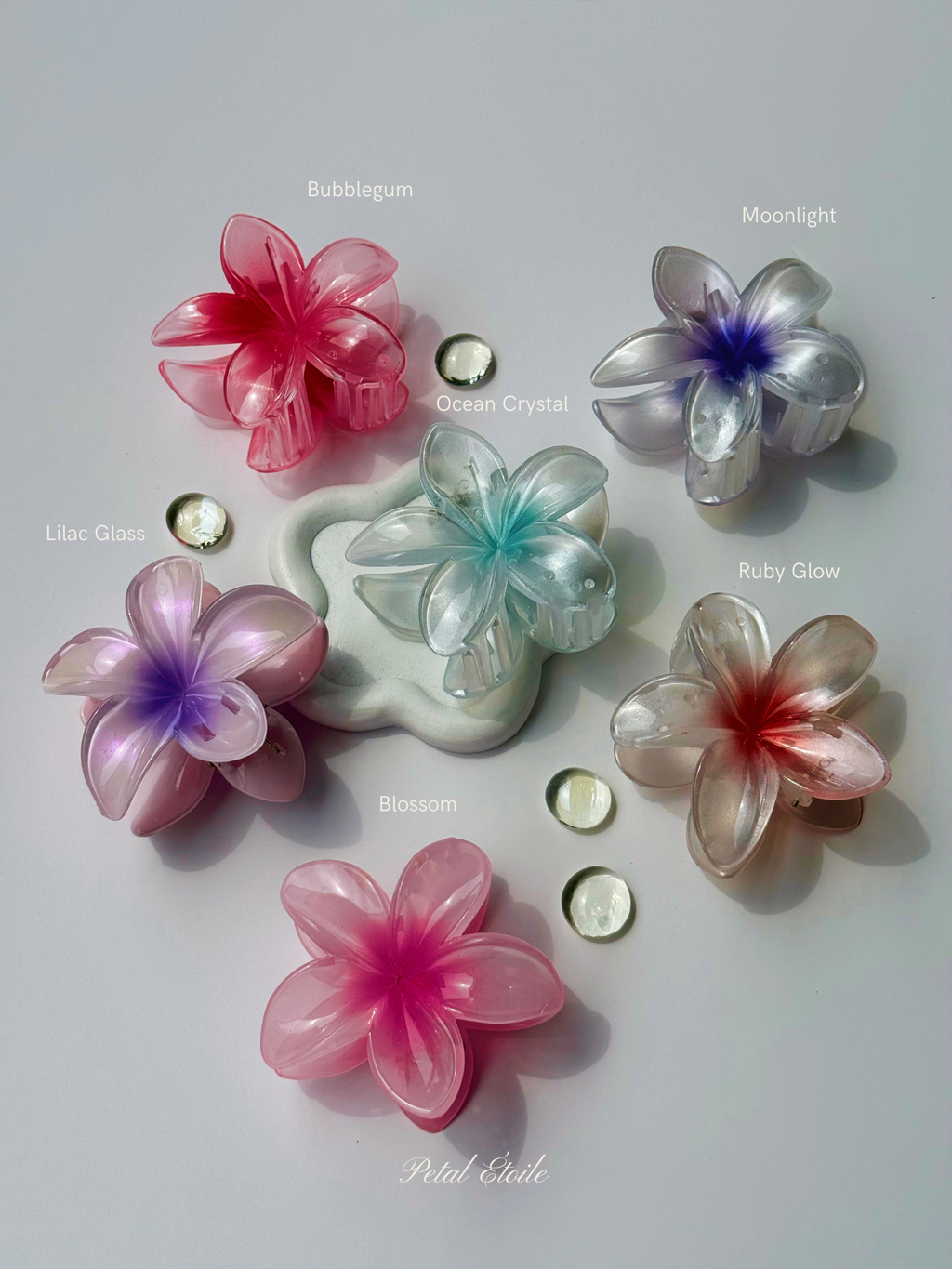 Été Fleur Clips