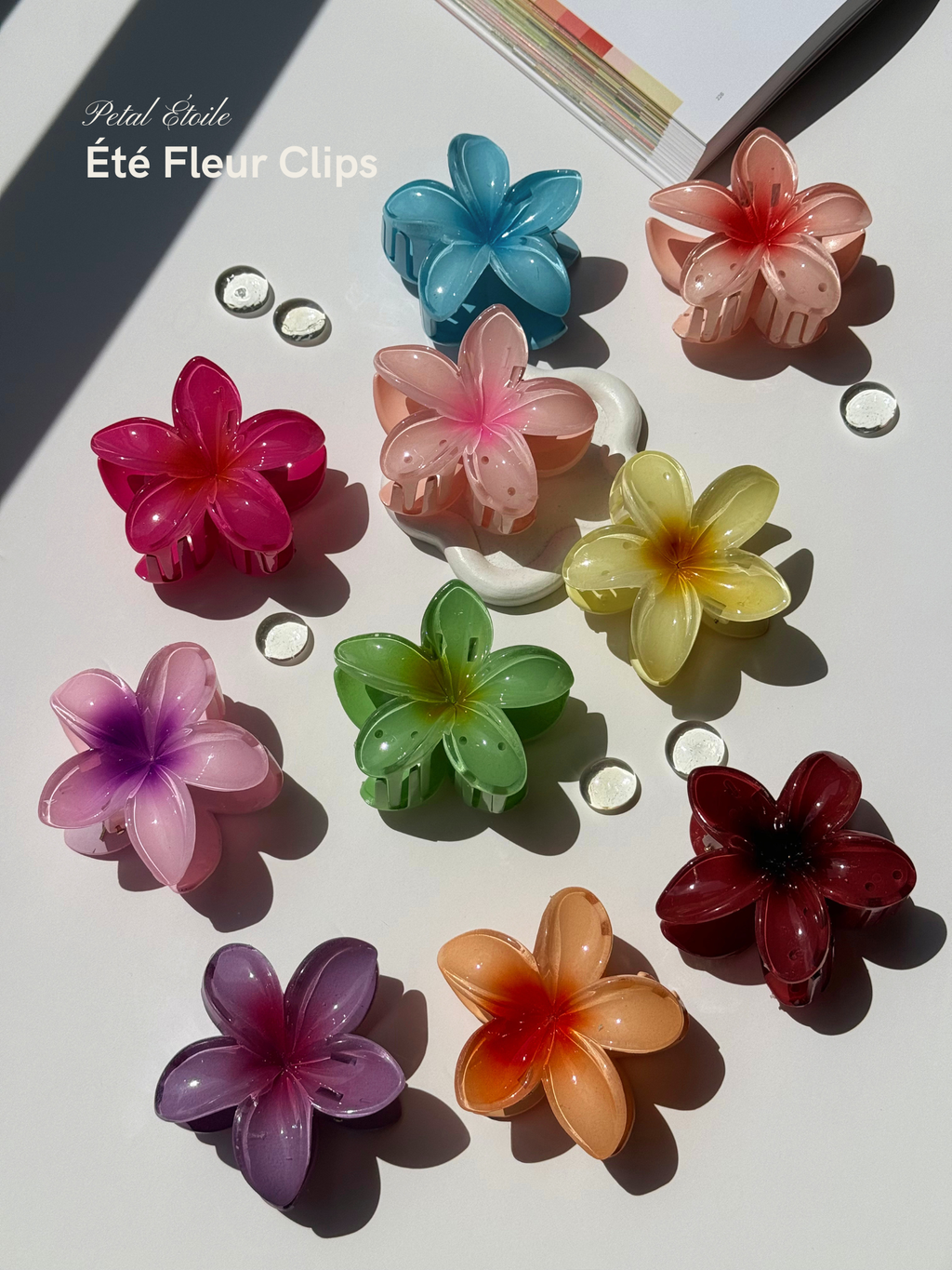 Été Fleur Clips