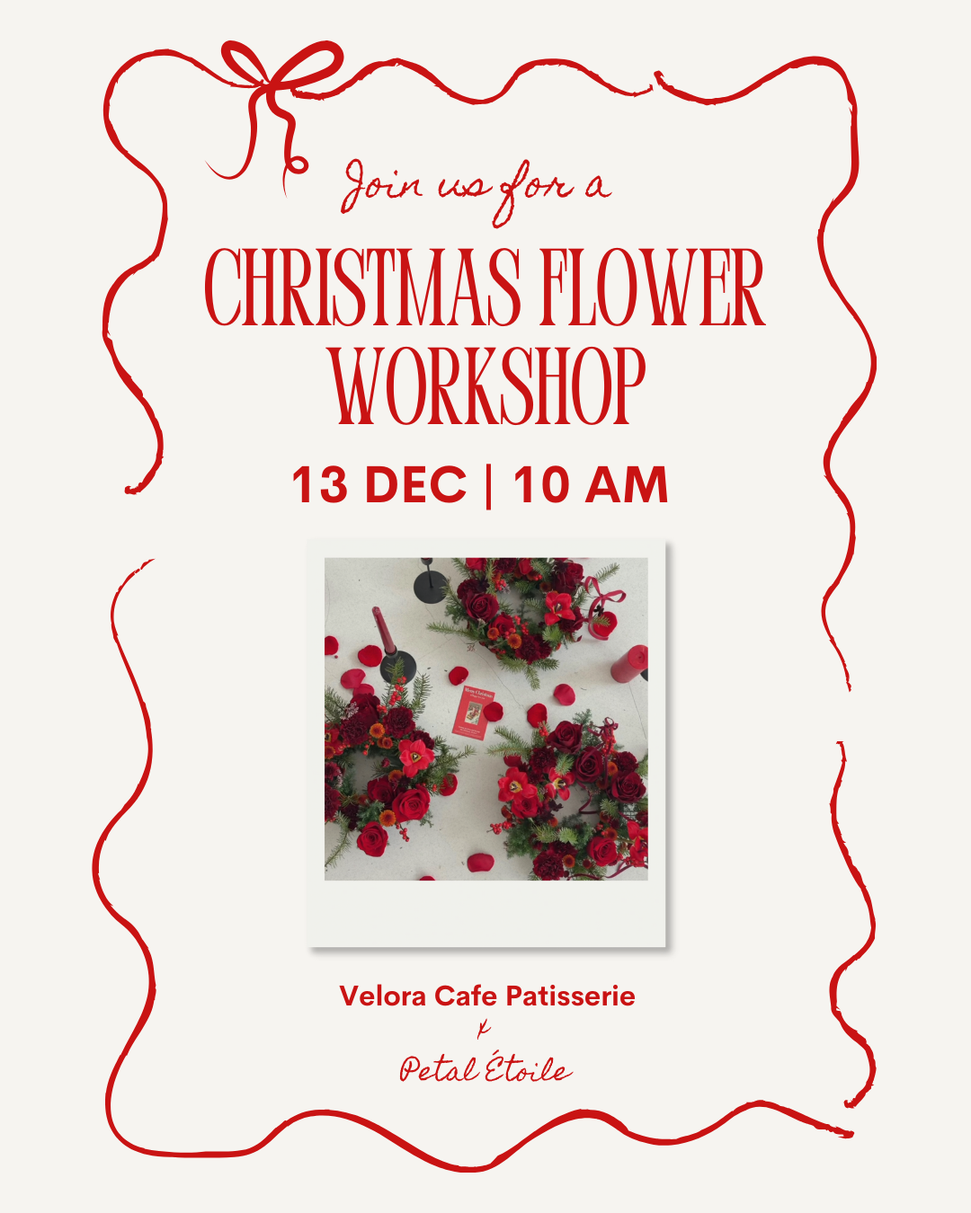 Christmas Flower Workshop