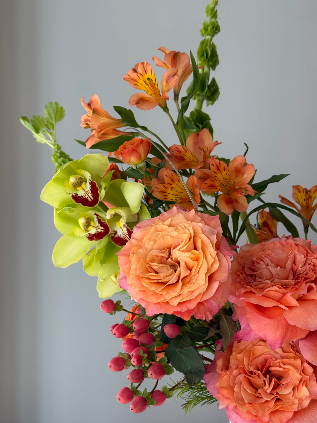 Coral Rhythm Vase Arrangement