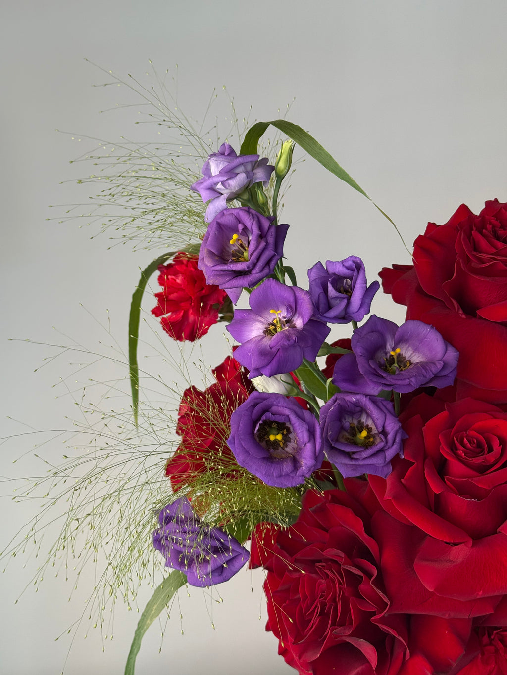 Modern Rose Vase Arrangement