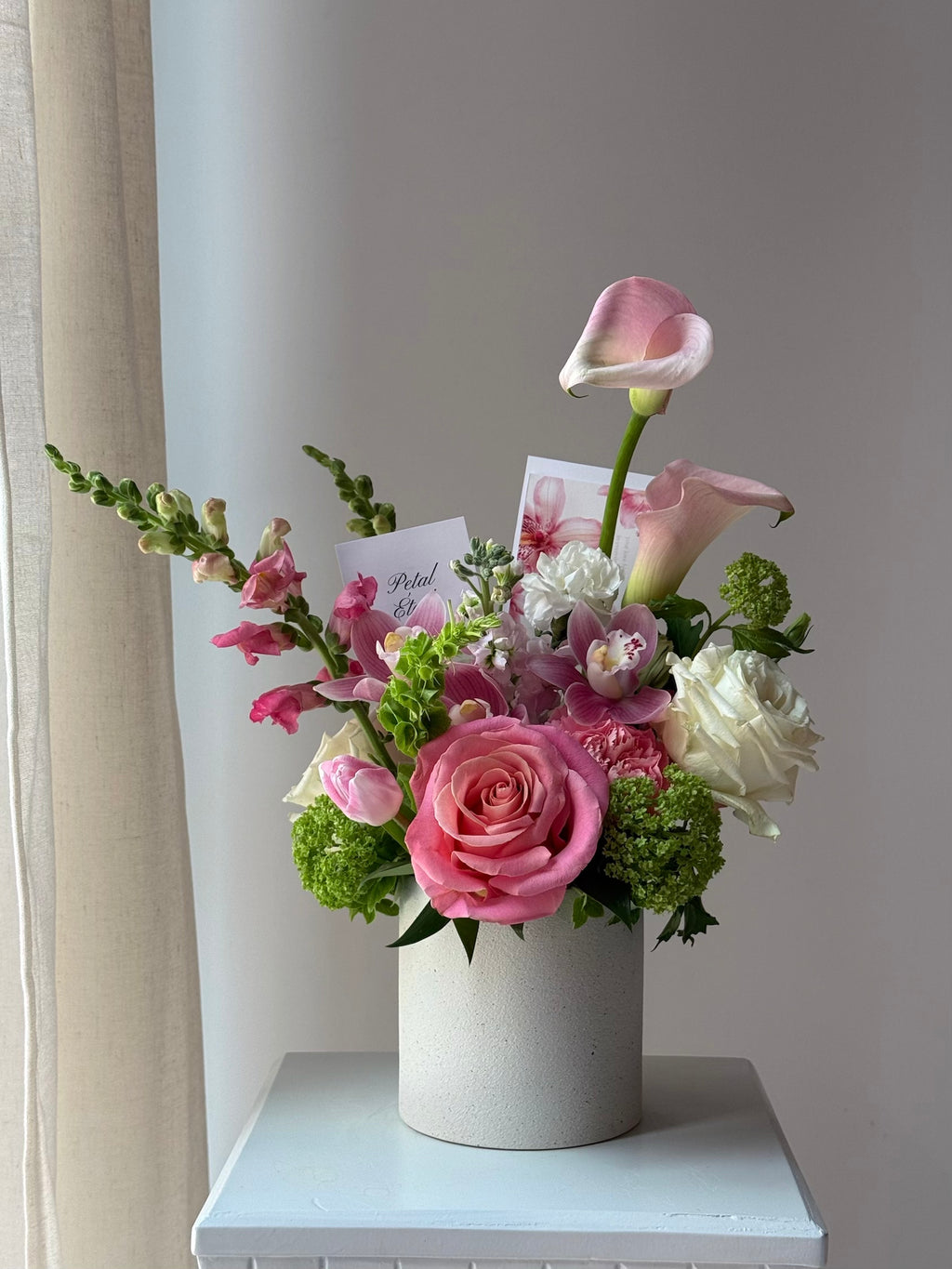 "Blush Garden" Vase
