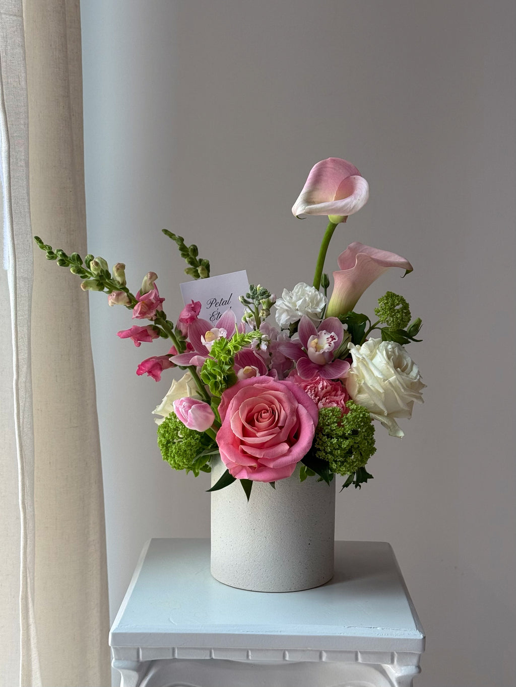 "Blush Garden" Vase