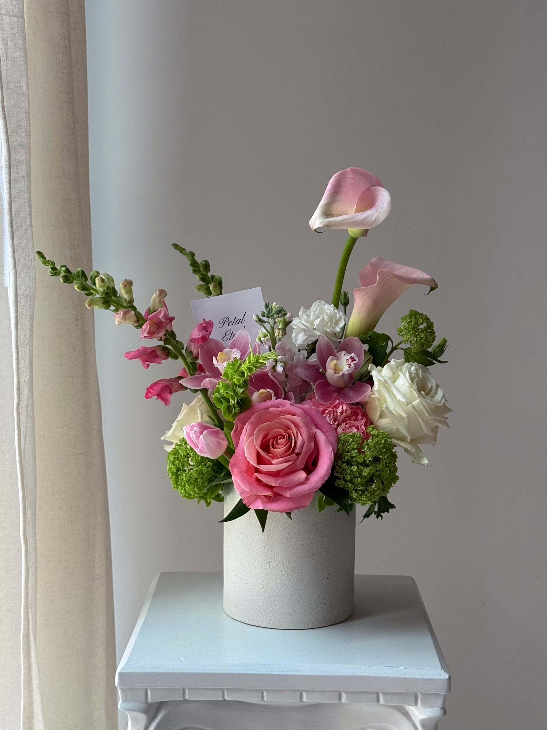 "Blush Garden" Vase